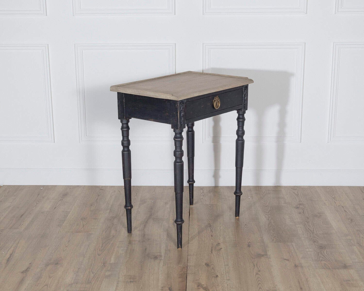 Swedish Console Table with Gallery Edge and Contrasting Painted Top, circa 1880 - JAA