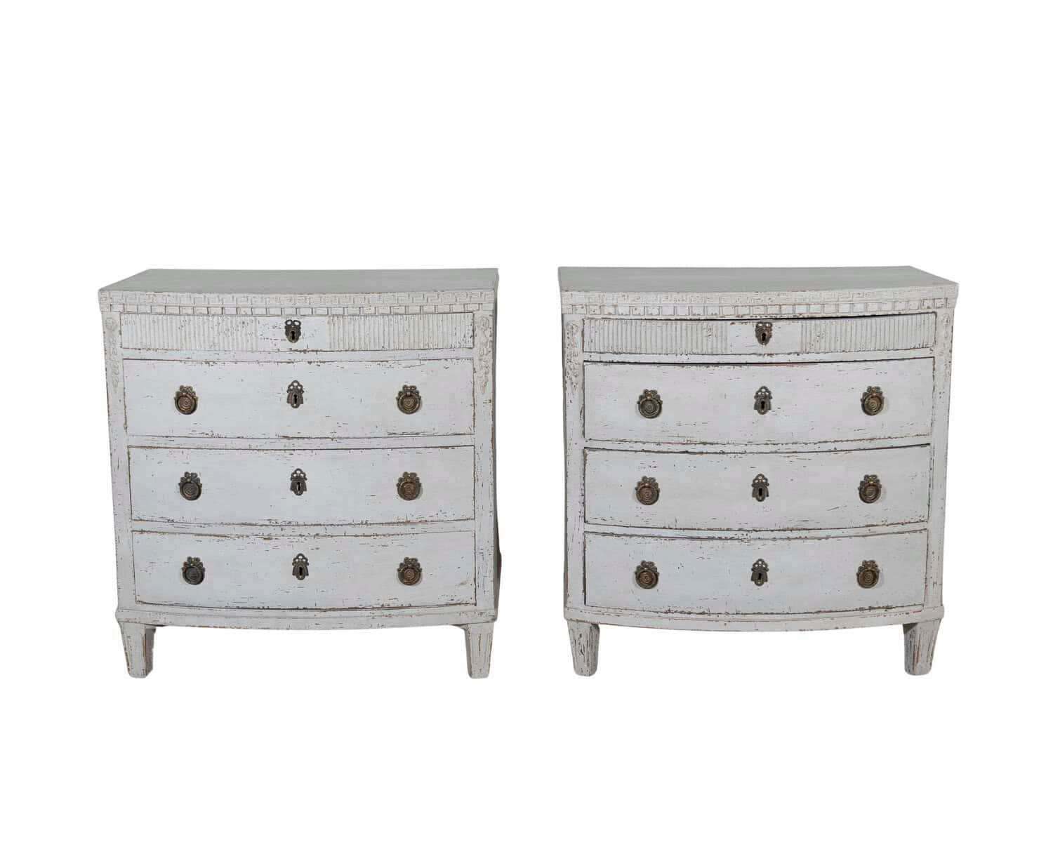 Pair of 20th Century Swedish Chest of Drawers