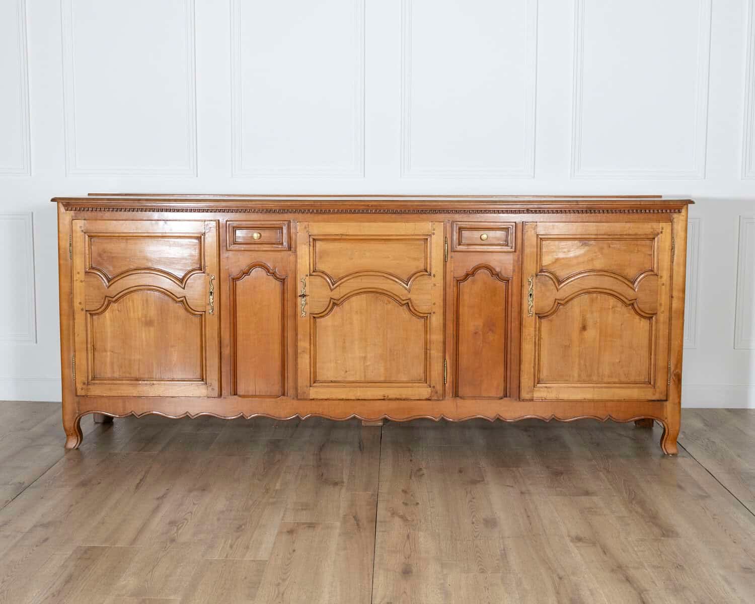 19th Century French Cherry Wood Enfilade with Four Doors - JAA