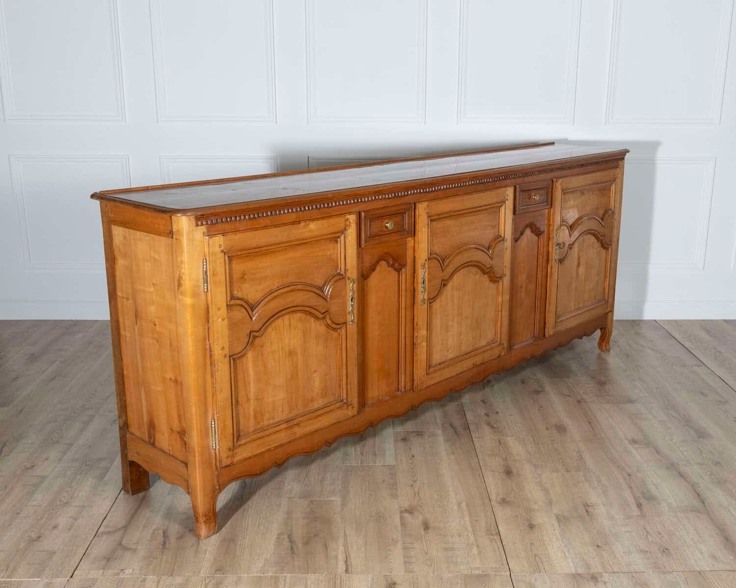 19th Century French Cherry Wood Enfilade with Four Doors - JAA