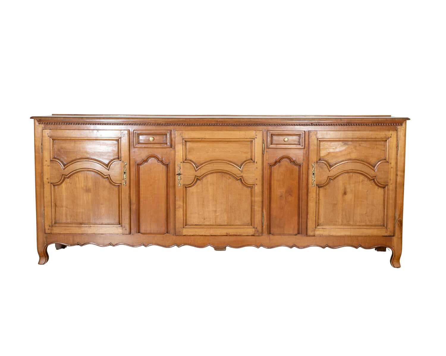 19th Century French Cherry Wood Enfilade with Four Doors - JAA
