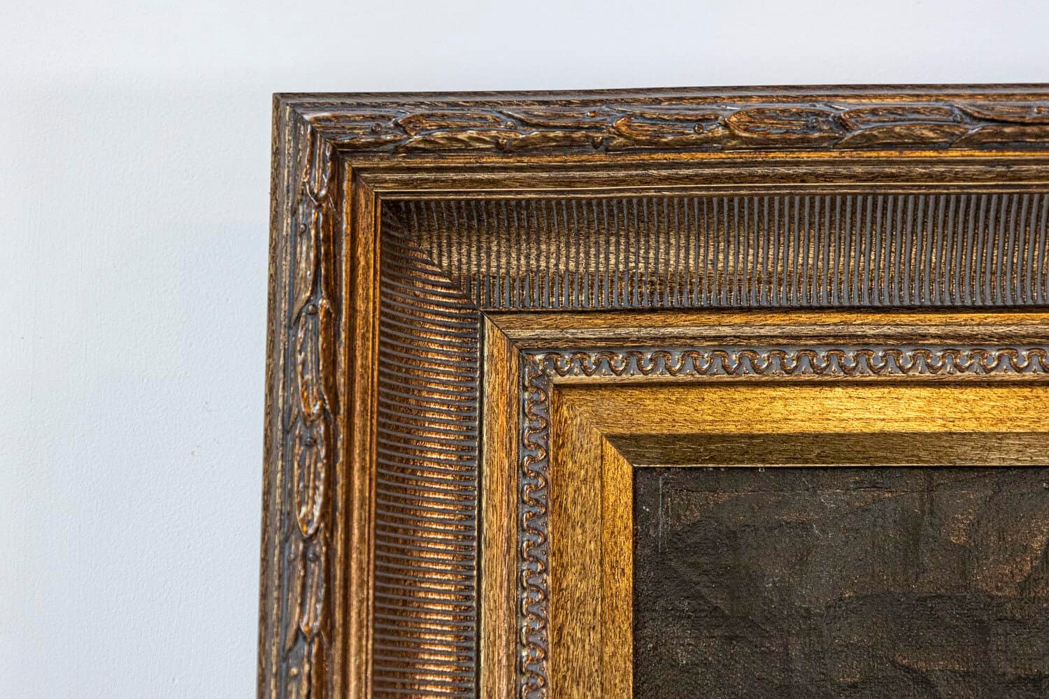 French 19th Century Framed Oil on Canvas Still-Life Painting Depicting Fruits - JAA