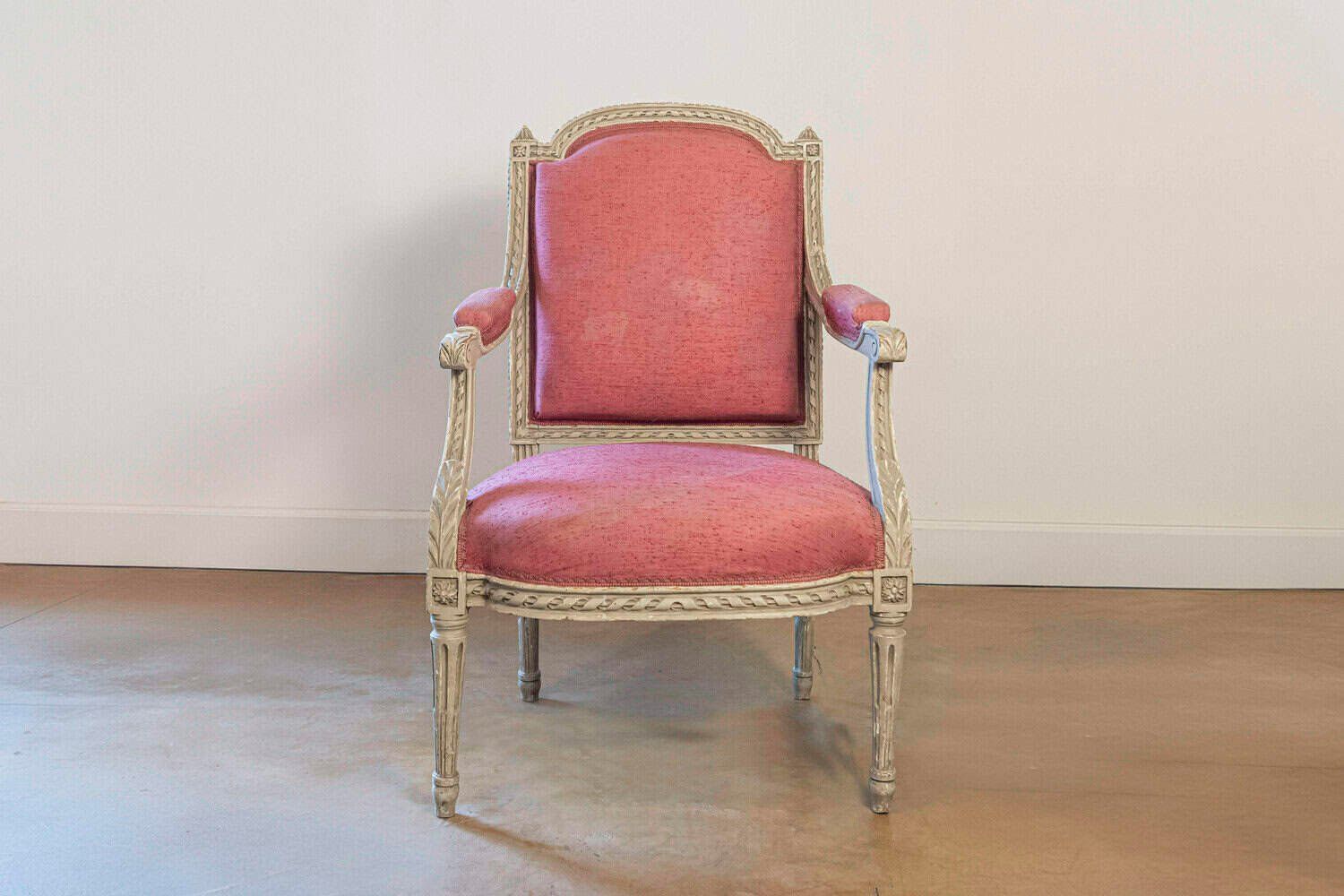 Pair of French 19th Century Arm Chairs, Sold Each - JAA