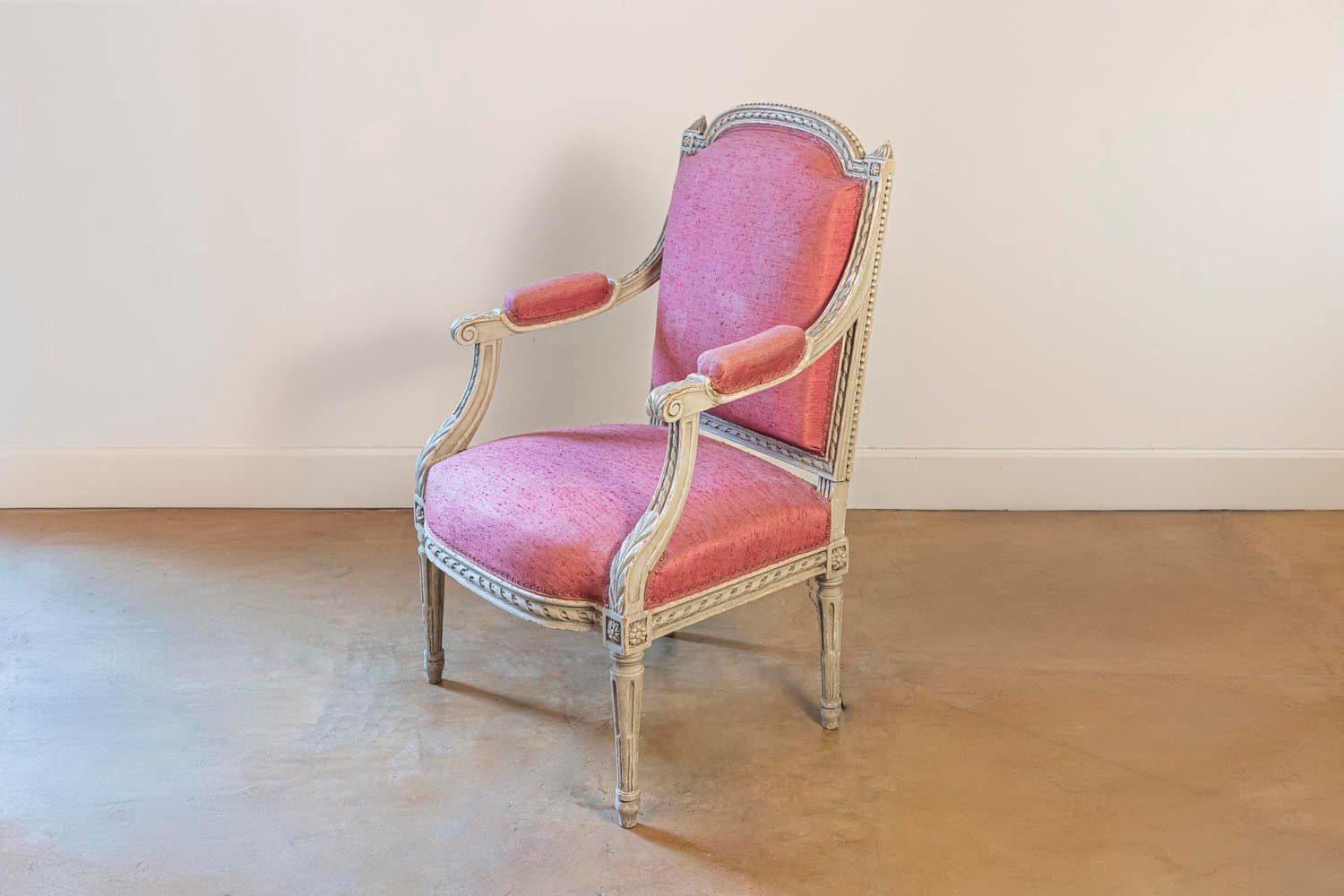 Pair of French 19th Century Arm Chairs, Sold Each - JAA