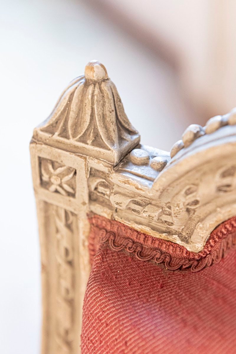 Pair of French 19th Century Arm Chairs, Sold Each - JAA