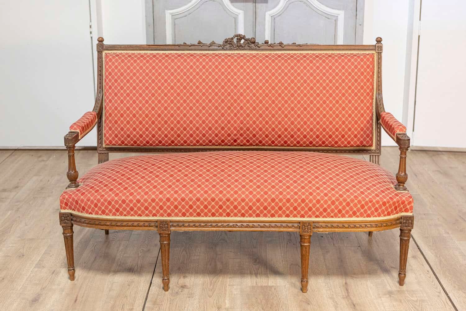 19th Century French Louis XVI Style Sofa Circa 1860 - JAA