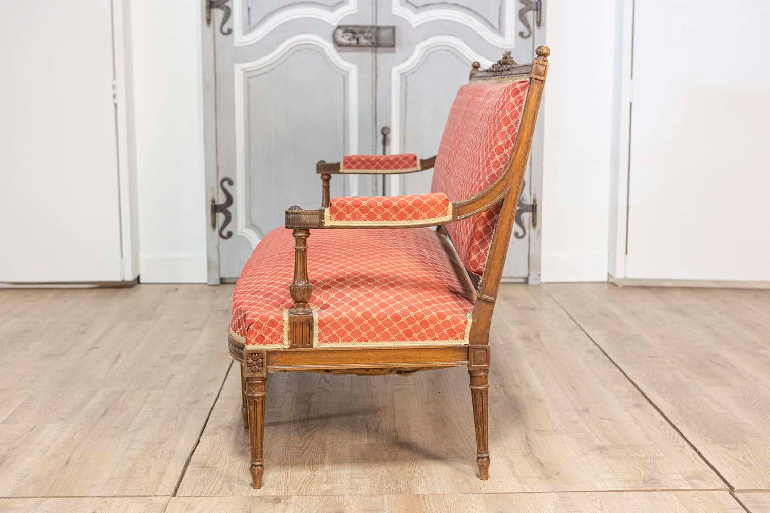 19th Century French Louis XVI Style Sofa Circa 1860 - JAA