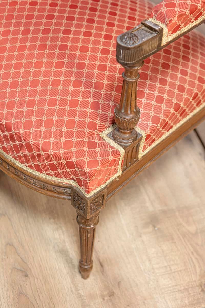 19th Century French Louis XVI Style Sofa Circa 1860 - JAA