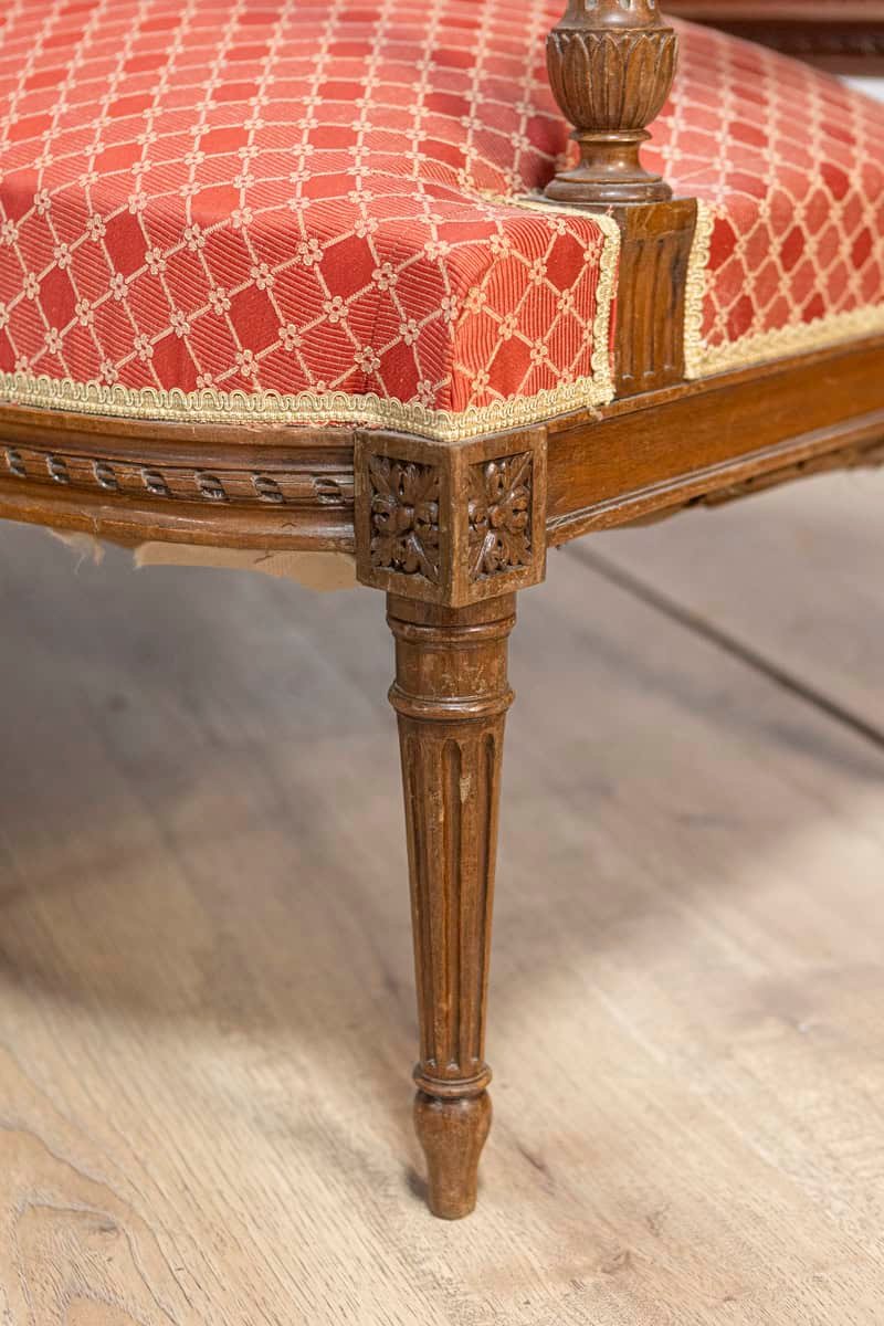 19th Century French Louis XVI Style Sofa Circa 1860 - JAA