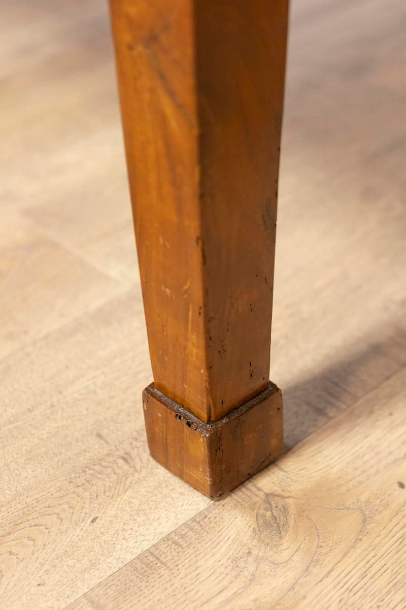 Italian Early 19th Century Walnut Folding Table with Tapered Legs - JAA