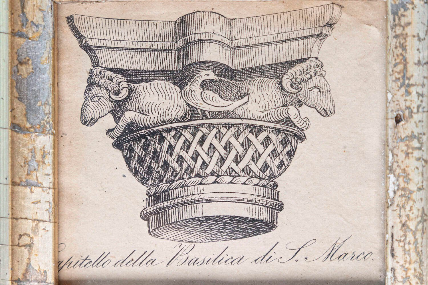 A Pair of Italian 19th Century Engravings Depicting Capitals in Silver Frames - JAA
