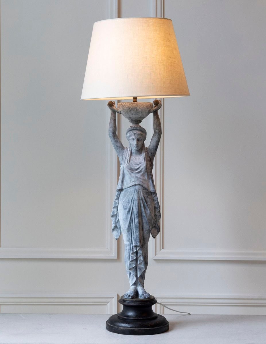 Late 19th Century French Figural Lamp by Ferdinand Levillain - JAA