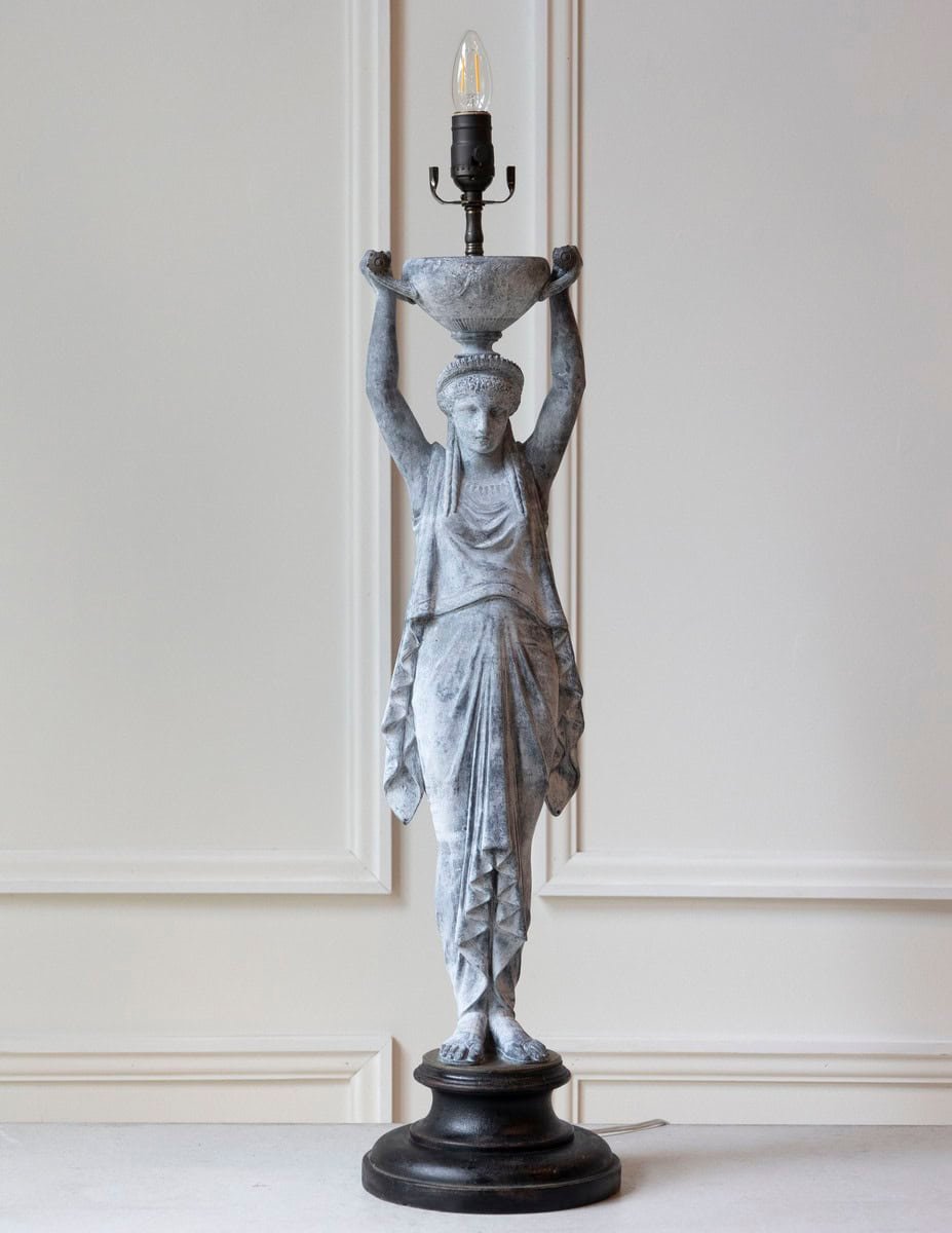 Late 19th Century French Figural Lamp by Ferdinand Levillain - JAA