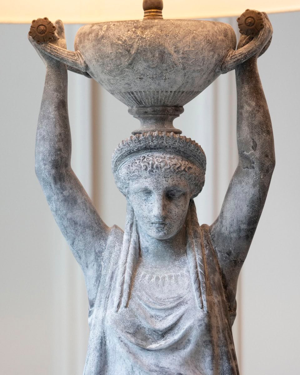 Late 19th Century French Figural Lamp by Ferdinand Levillain - JAA