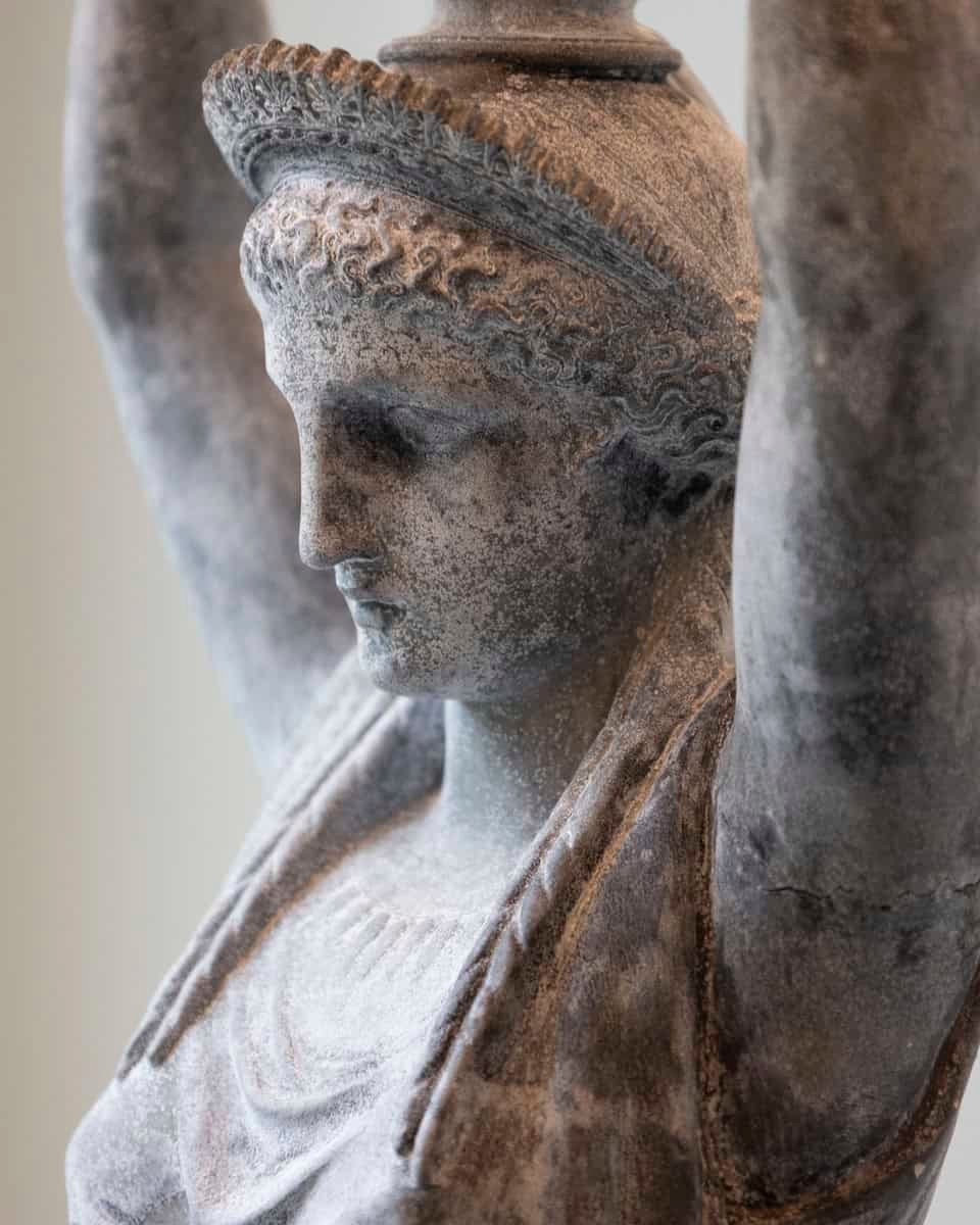 Late 19th Century French Figural Lamp by Ferdinand Levillain - JAA