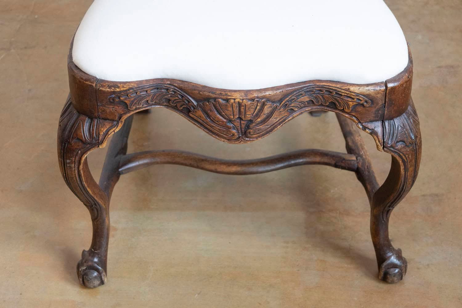 Pair of 18th Century Swedish Rococo Walnut Side Chairs - JAA