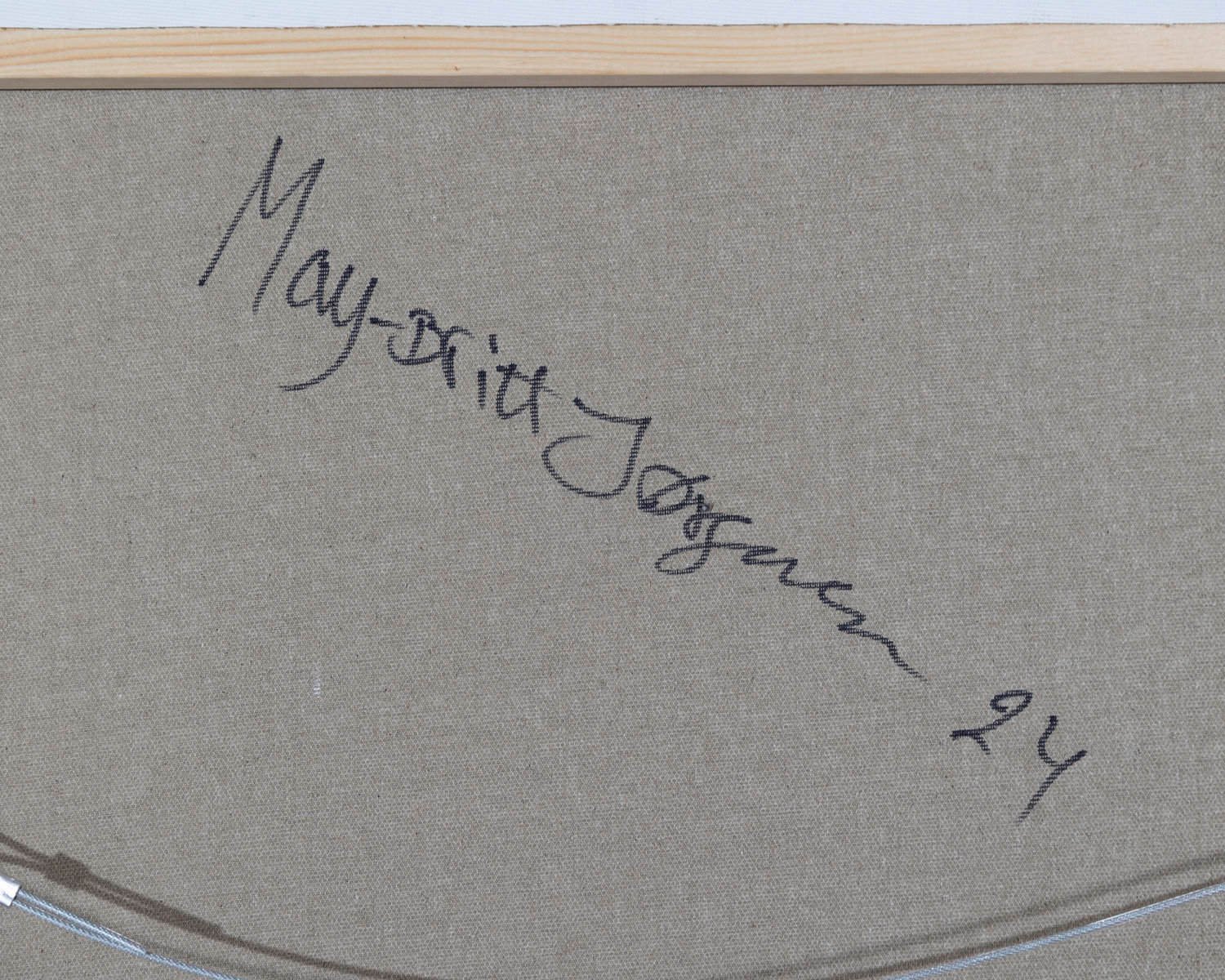 May-Britt Jørgensen Contemporary Butterfly Painting — Acrylic on Canvas - JAA