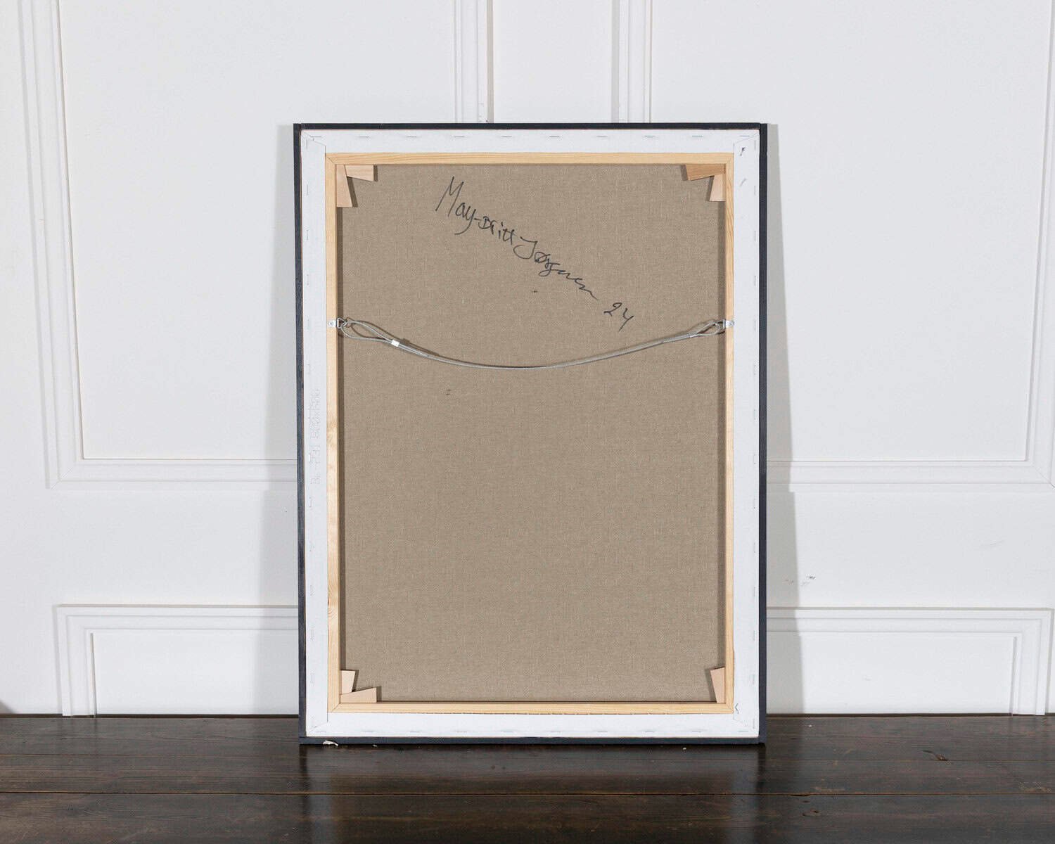 May-Britt Jørgensen Contemporary Butterfly Painting — Acrylic on Canvas - JAA