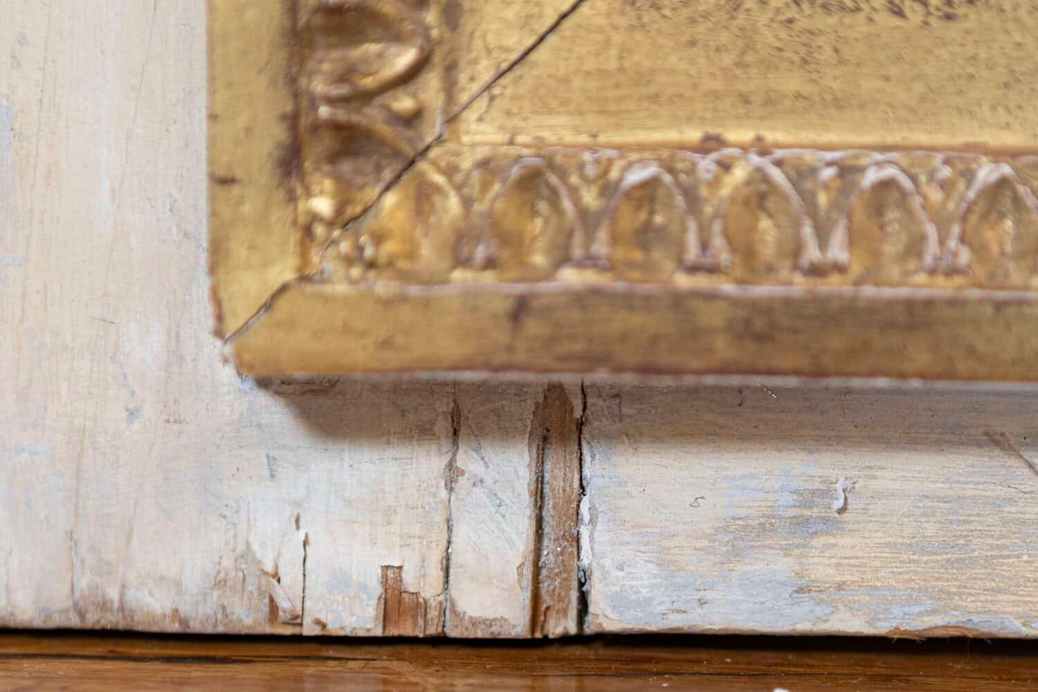 18th Century French Louis XVI Period Trumeau Mirror Circa 1790 - JAA