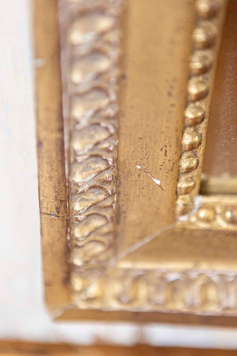 18th Century French Louis XVI Period Trumeau Mirror Circa 1790 - JAA