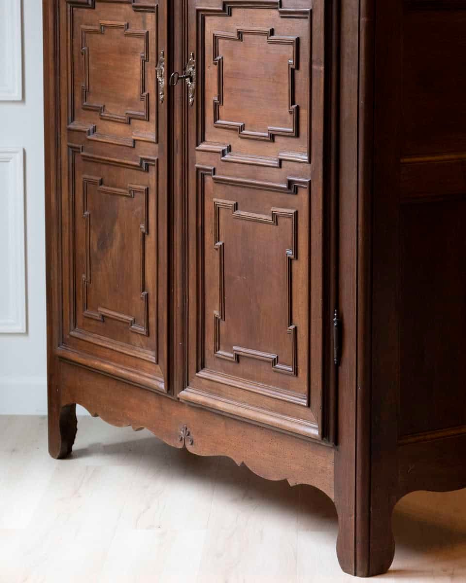 Piedmontese Walnut Armoire, circa 1790 - JAA