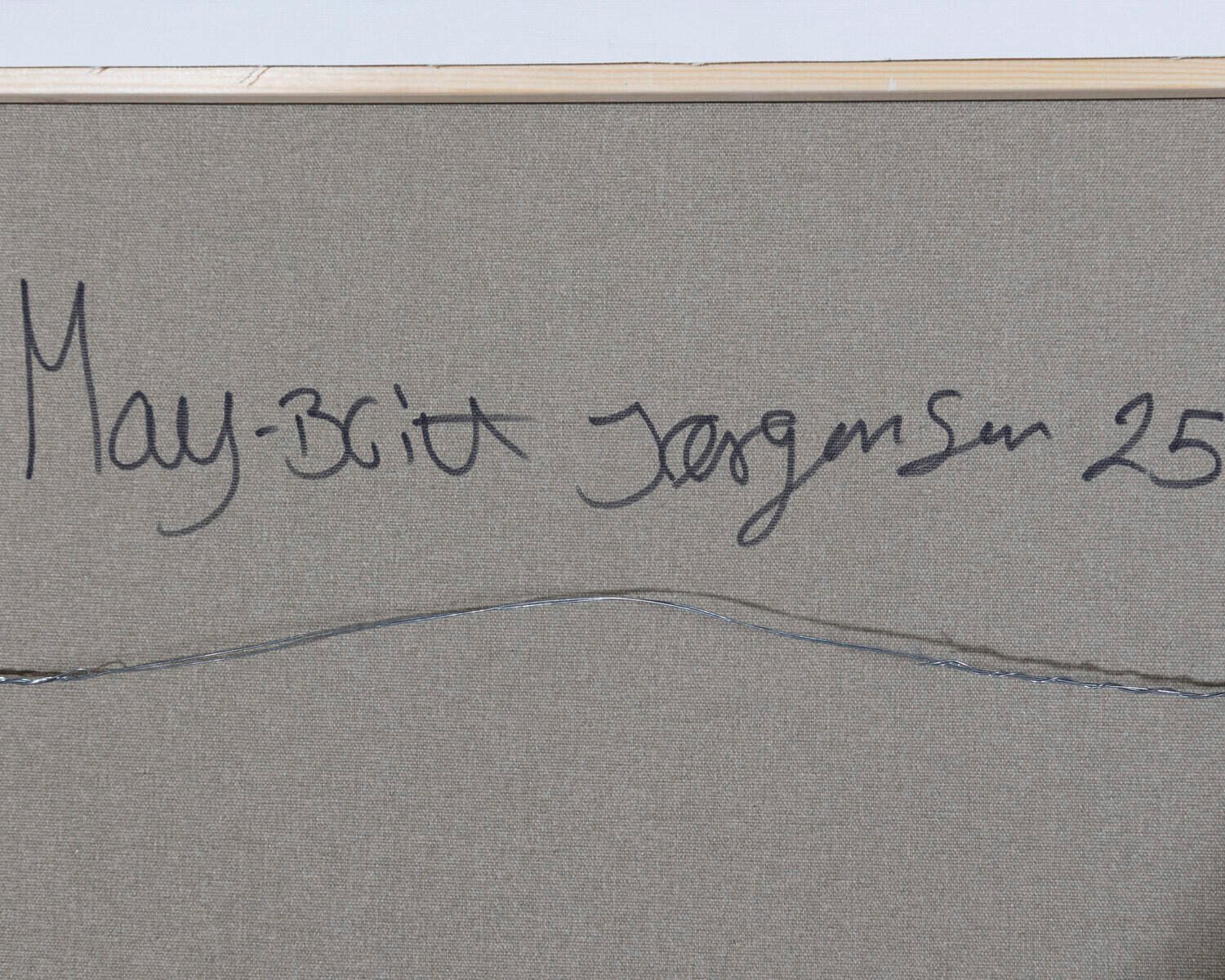 May-Britt Jørgensen Contemporary Butterfly Painting — Acrylic on Canvas - JAA