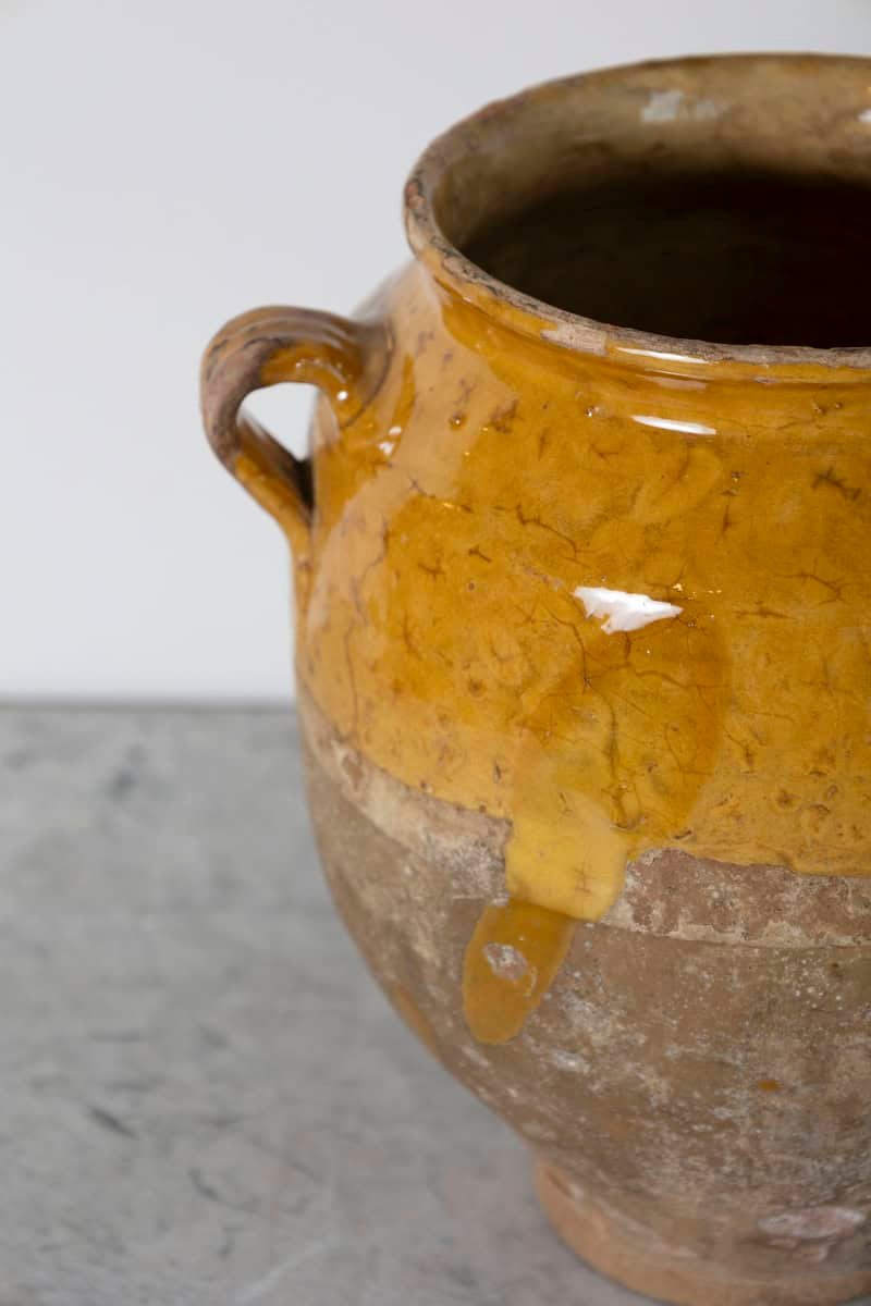 19th Century French Provincial Glazed Pottery Vessel - JAA