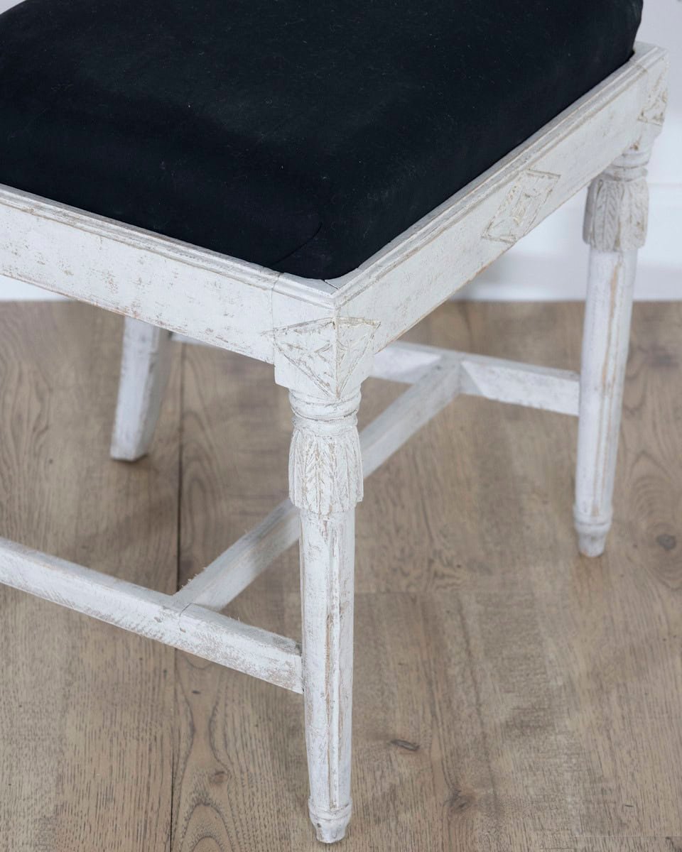 Set of Eight Swedish Gustavian Dining Chairs, circa 1820 - JAA