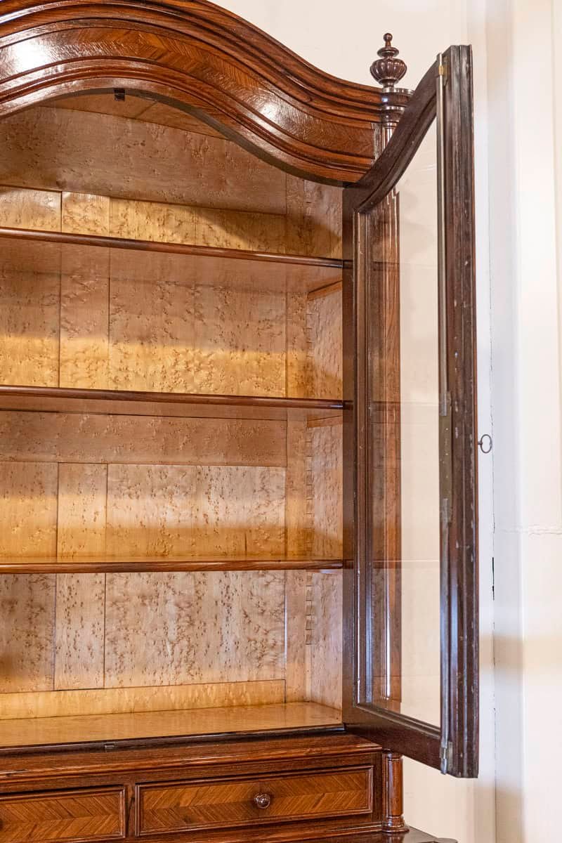 19th Century Italian Bookcase Secretaire - JAA