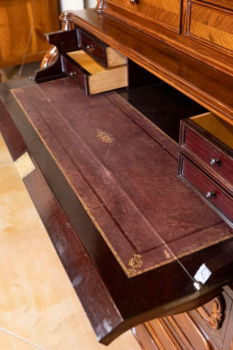 19th Century Italian Bookcase Secretaire - JAA