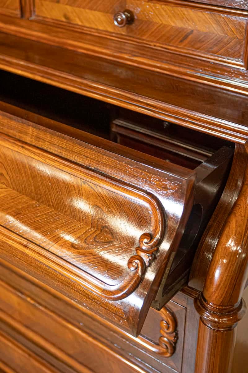 19th Century Italian Bookcase Secretaire - JAA