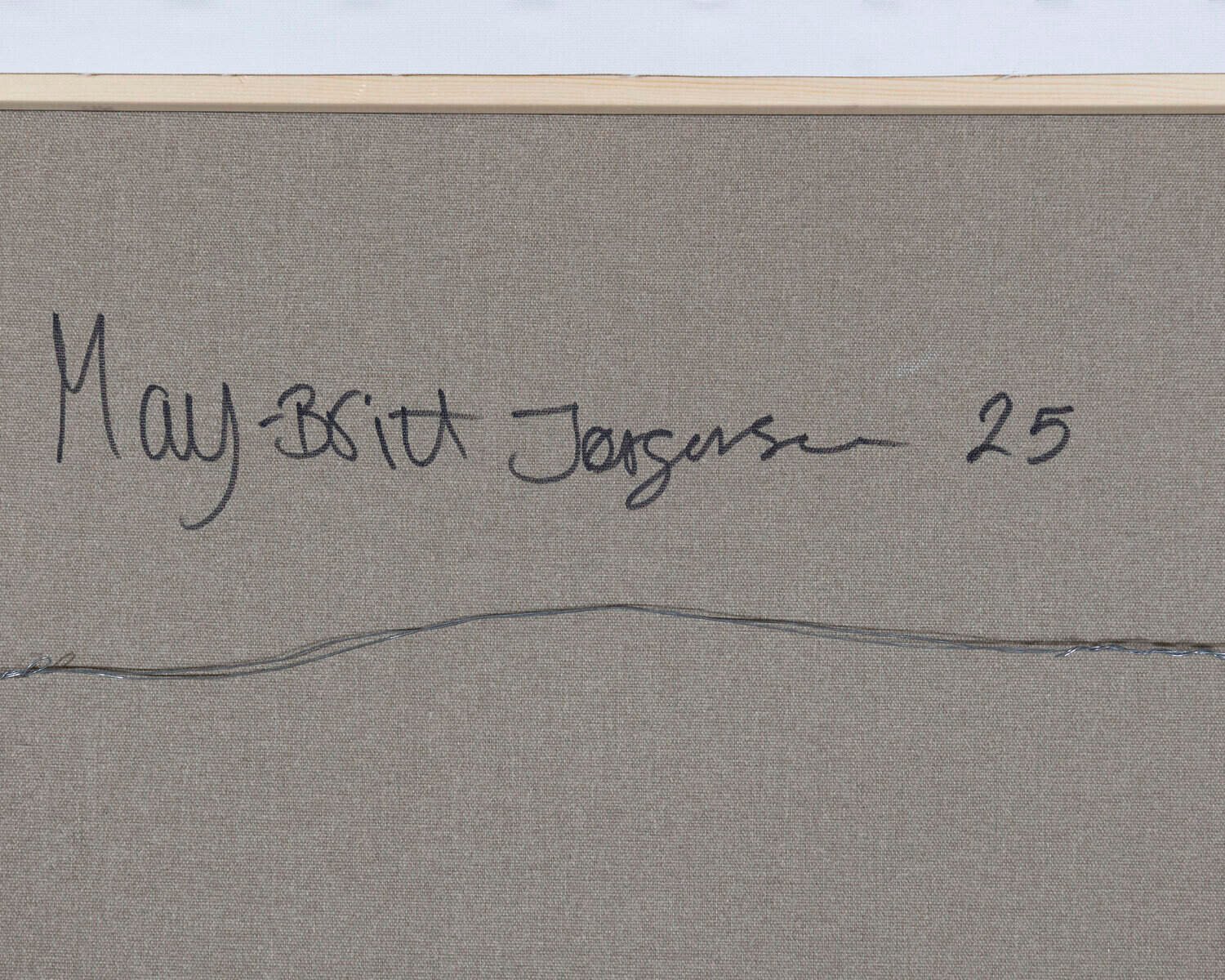 May-Britt Jørgensen Contemporary Butterfly Painting — Acrylic on Canvas - JAA