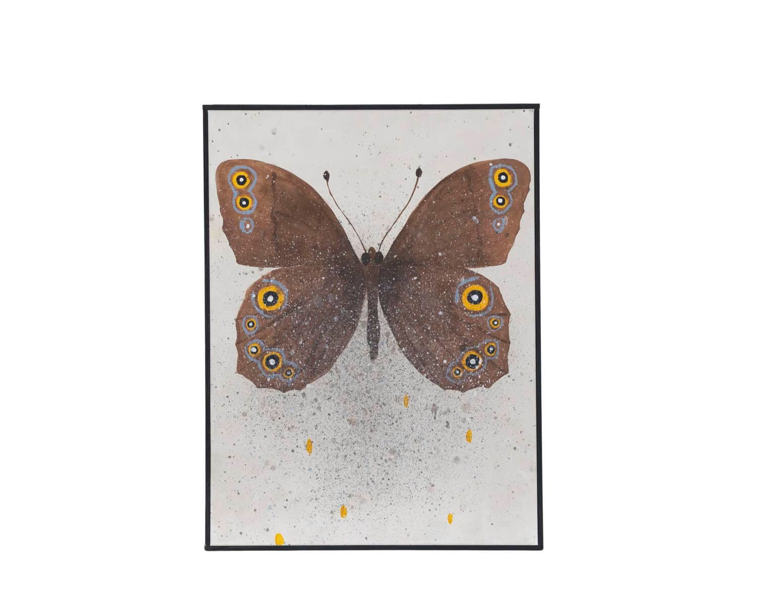 May-Britt Jørgensen Contemporary Butterfly Painting — Acrylic on Canvas