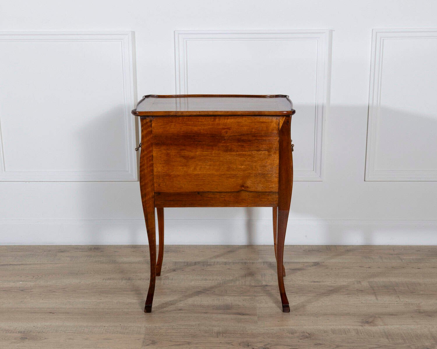 Late 19th-Century French Walnut Bedside Cabinet with Hidden Writing Desk - JAA