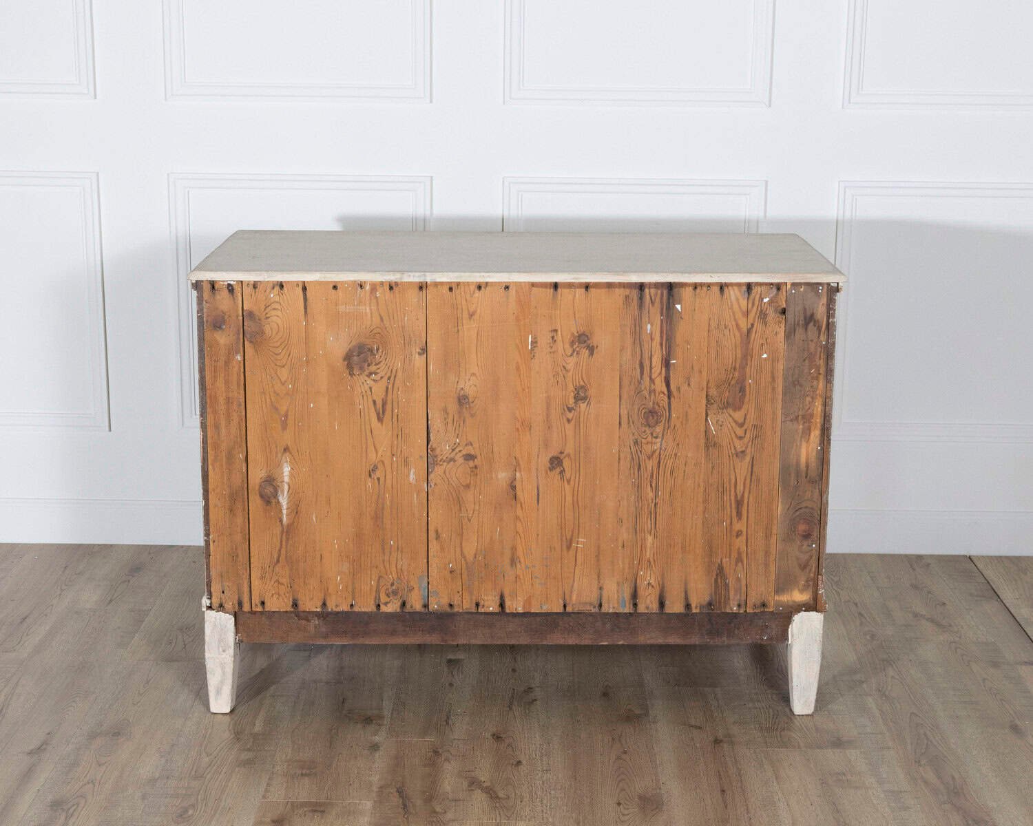 Antique Danish Chest of Drawers in Painted Oak and Pine, circa 19th Century - JAA
