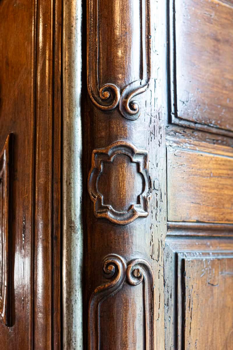 ON HOLD - French Louis XV 18th Century Cherry Buffet à Deux-Corps from the Loire Valley - JAA