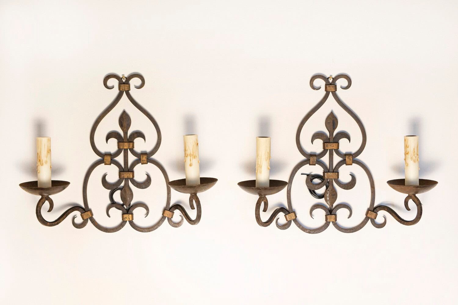 Pair of 20th Century French Sconces - JAA