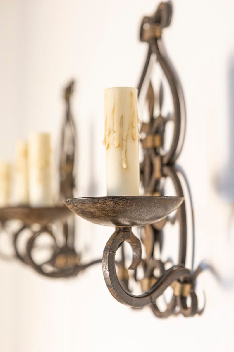 Pair of 20th Century French Sconces - JAA