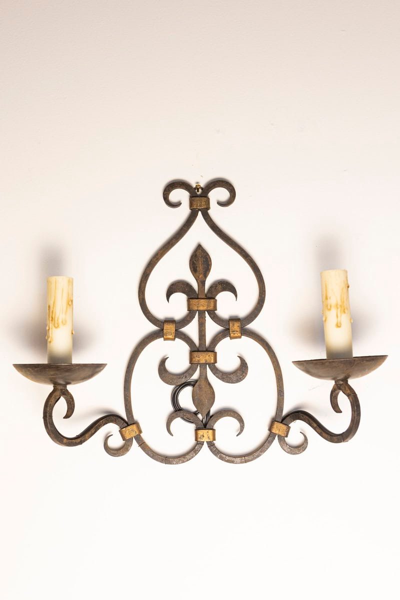 Pair of 20th Century French Sconces - JAA
