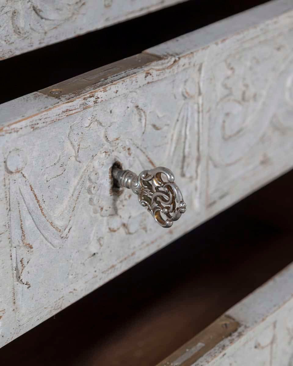 French Early 20th Century Chest of Drawers with Brass Fittings - JAA