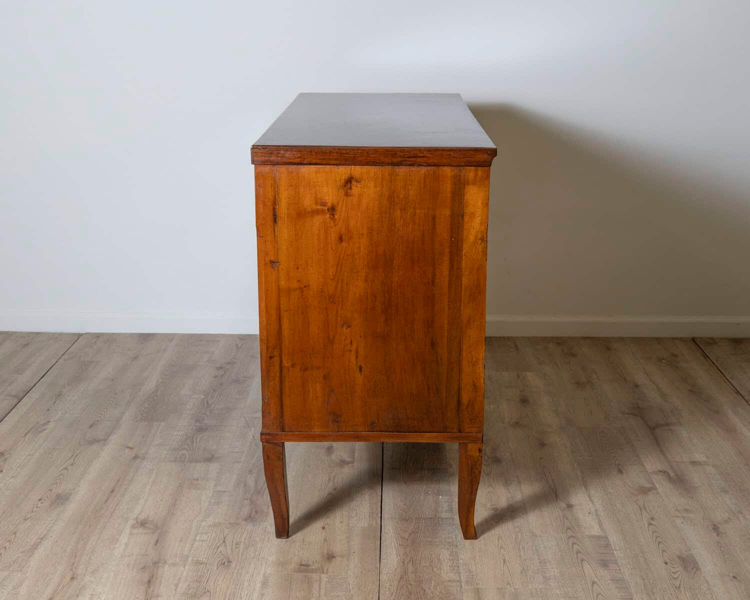 Antique Directoire period chest of drawers in walnut - Italy 18th century - JAA