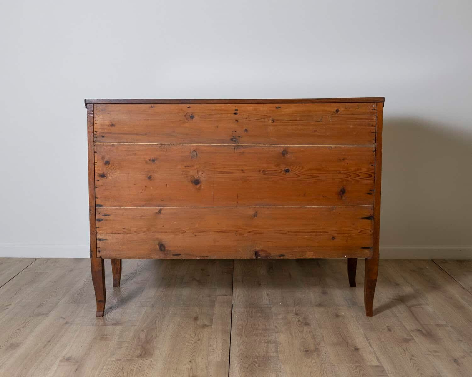Antique Directoire period chest of drawers in walnut - Italy 18th century - JAA