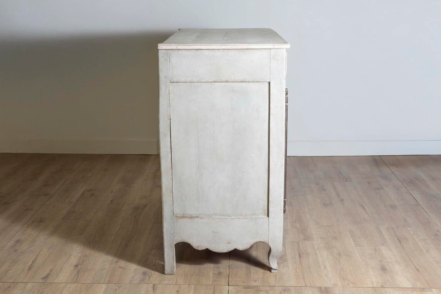 Mid 18th Century French Louis XV Period Painted Buffet with Drawers and Doors - JAA