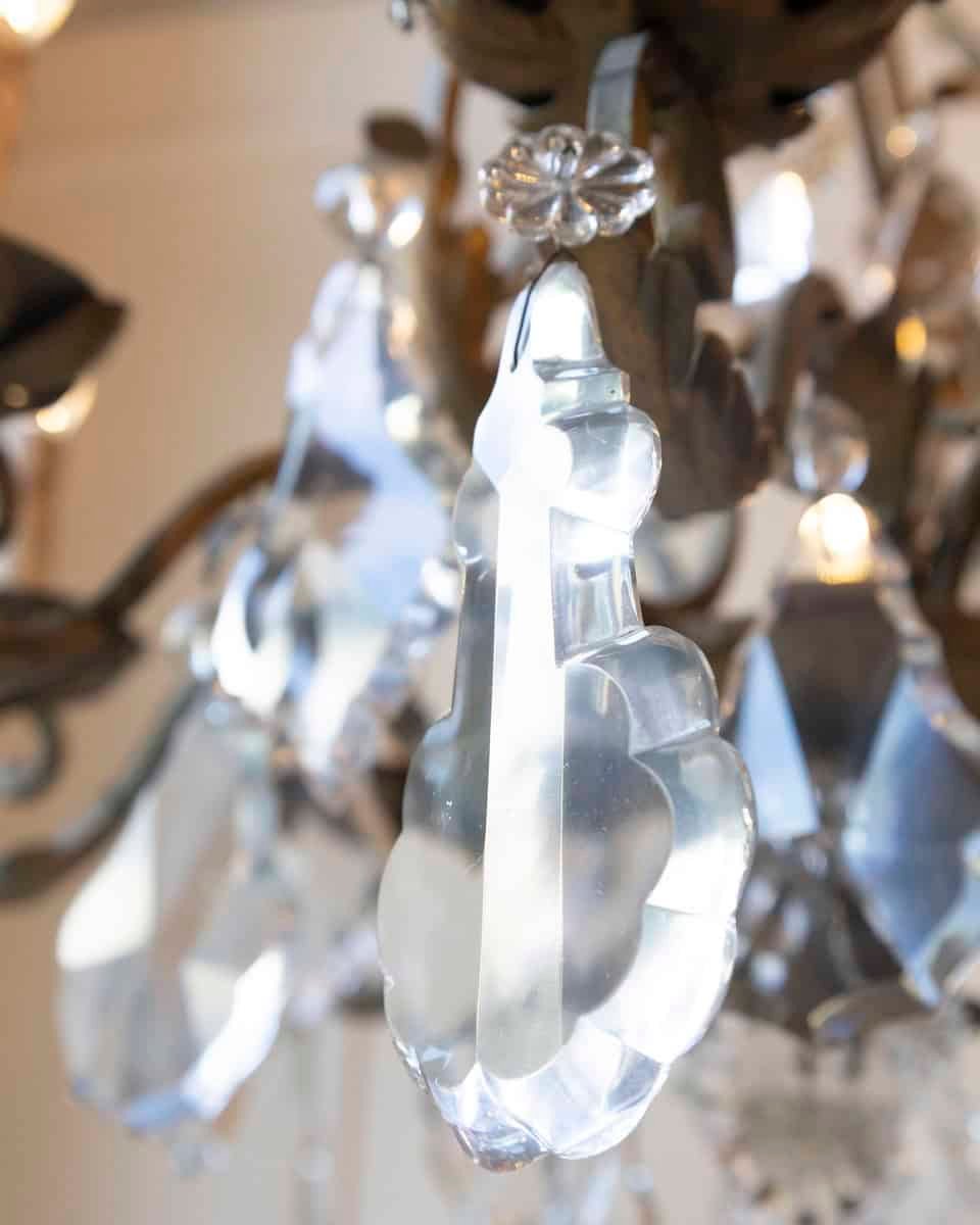 French Late 19th Century Chandelier, Circa 1895 - JAA