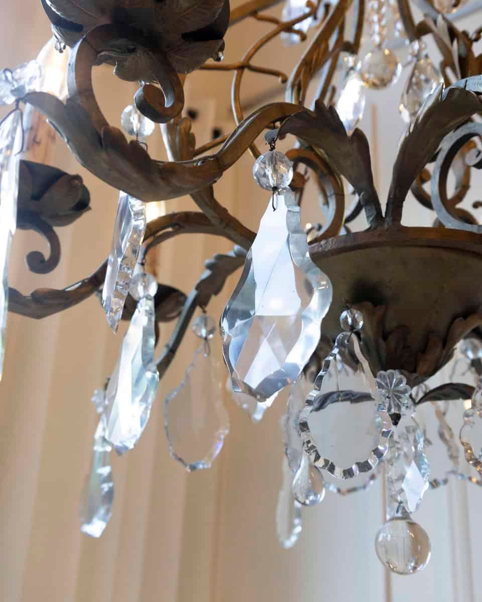 French Late 19th Century Chandelier, Circa 1895 - JAA