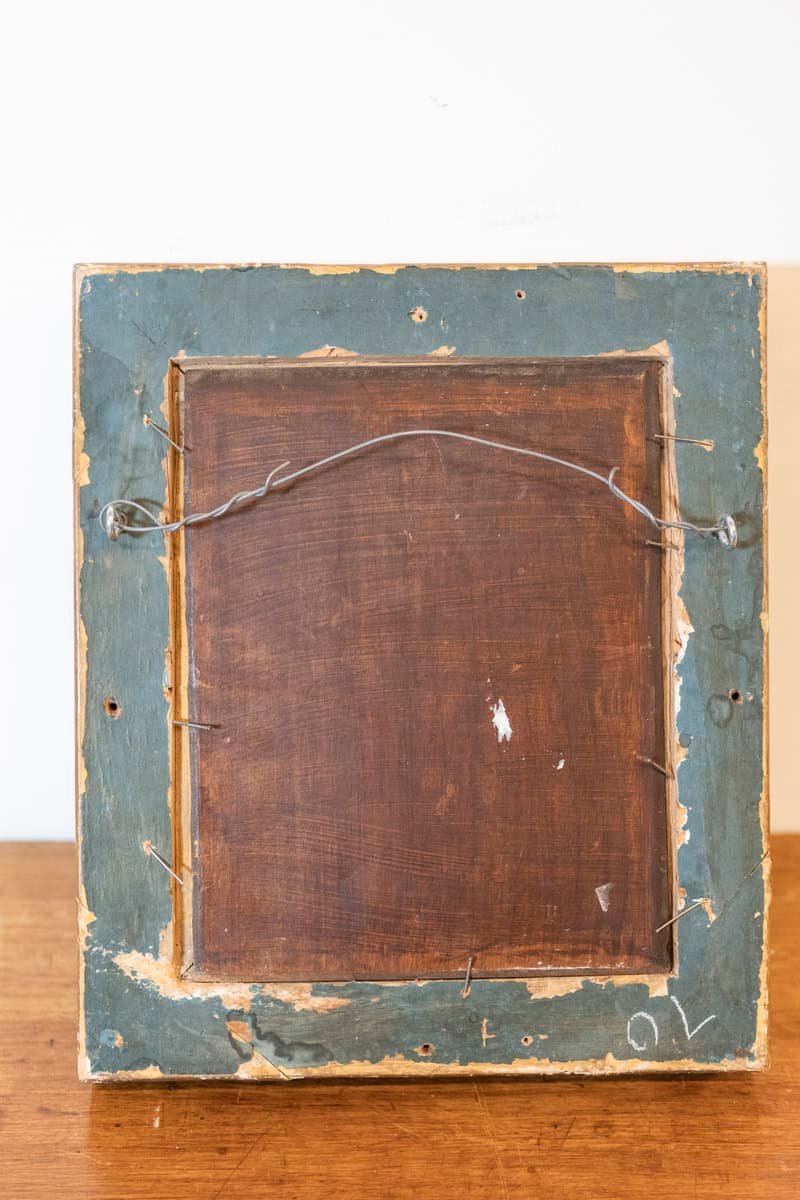 French 1890s Oil on Canvas Painting Featuring Playing Kittens in Giltwood Frame - JAA