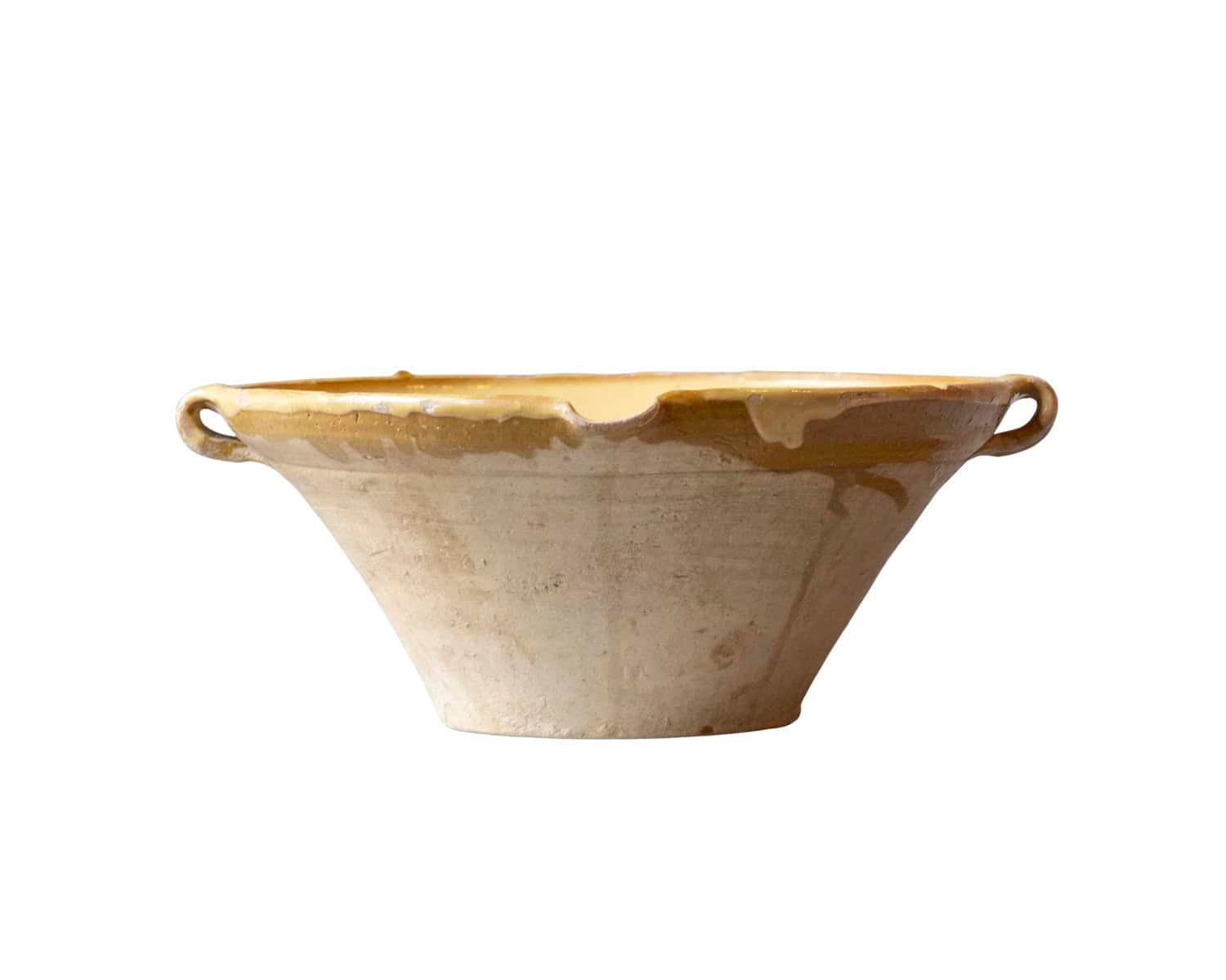 French 19th Century Tian Bowl with Yellow Glaze, No. 1