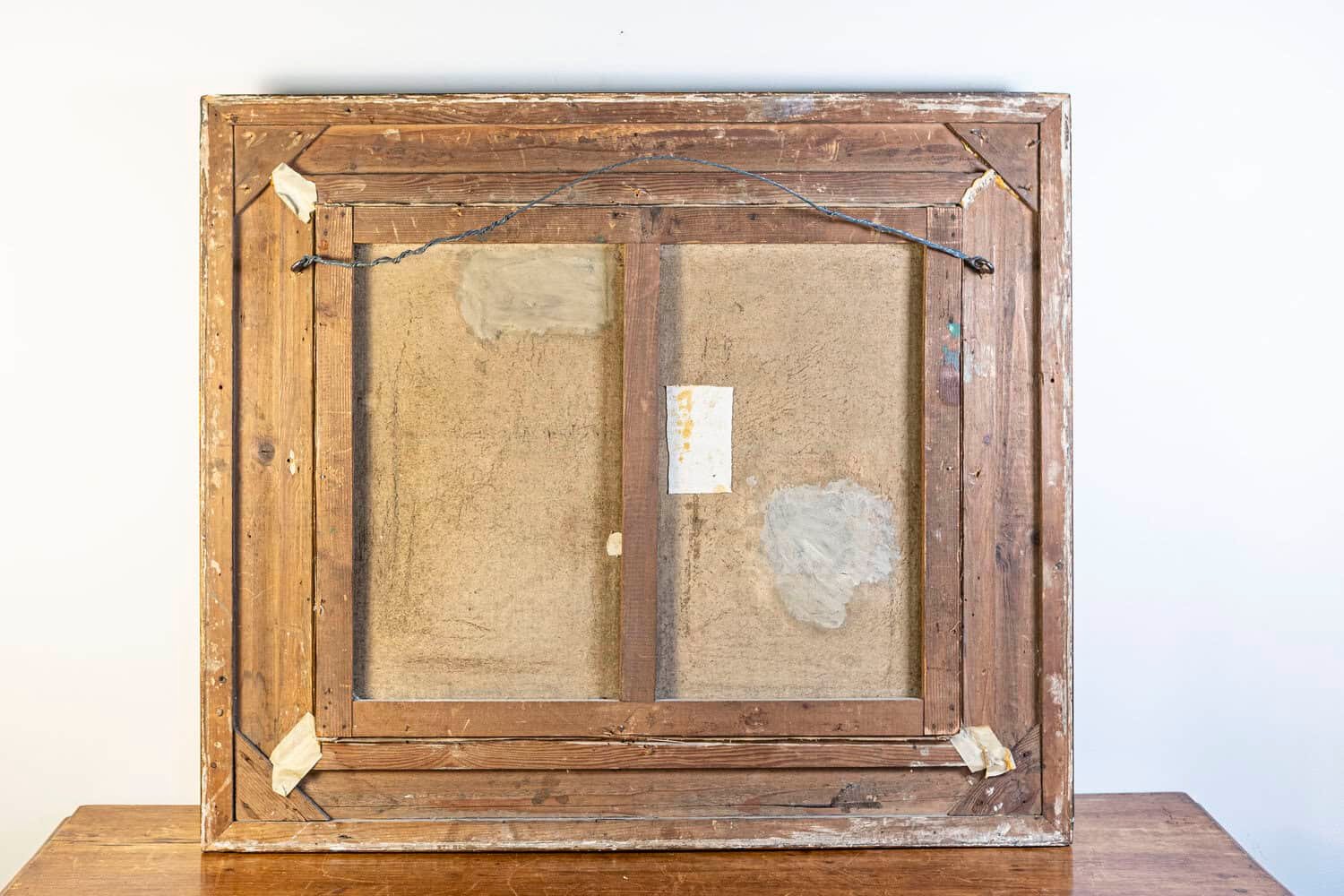 French Framed Oil on Canvas Still-Life Painting Signed Morin, Depicting Fruits - JAA