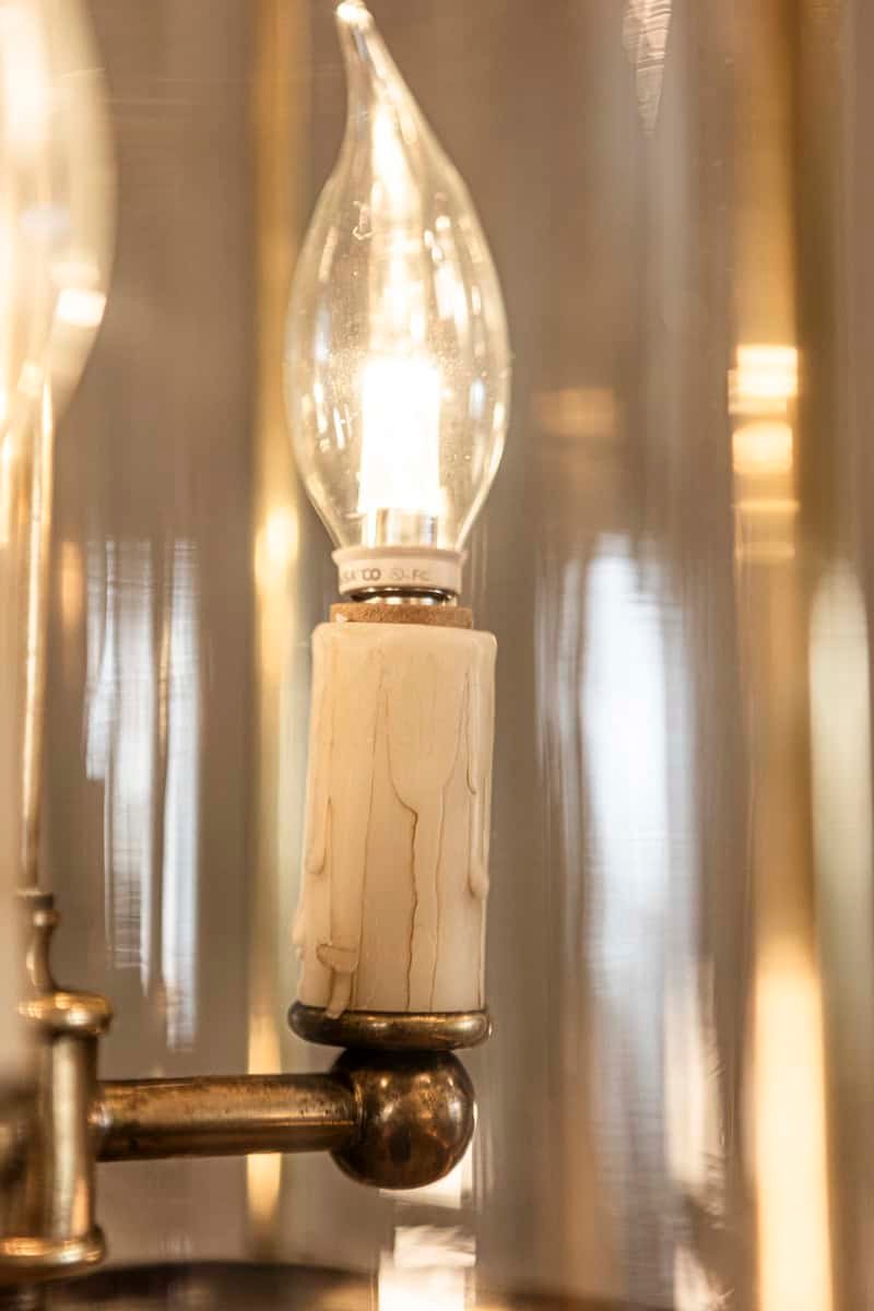 On Trial - Charming 20th Century French Brass Lantern with Glass Enclosure - JAA