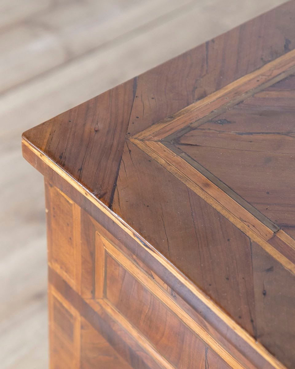 Italian Late 18th Century Louis XVI Inlaid Chest of Drawers - JAA